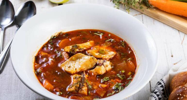 מרק דגים ברמונדי ישראלי