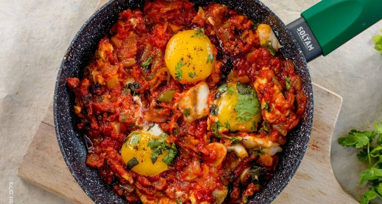 שקשוקה עם דג ברמונדי ישראלי